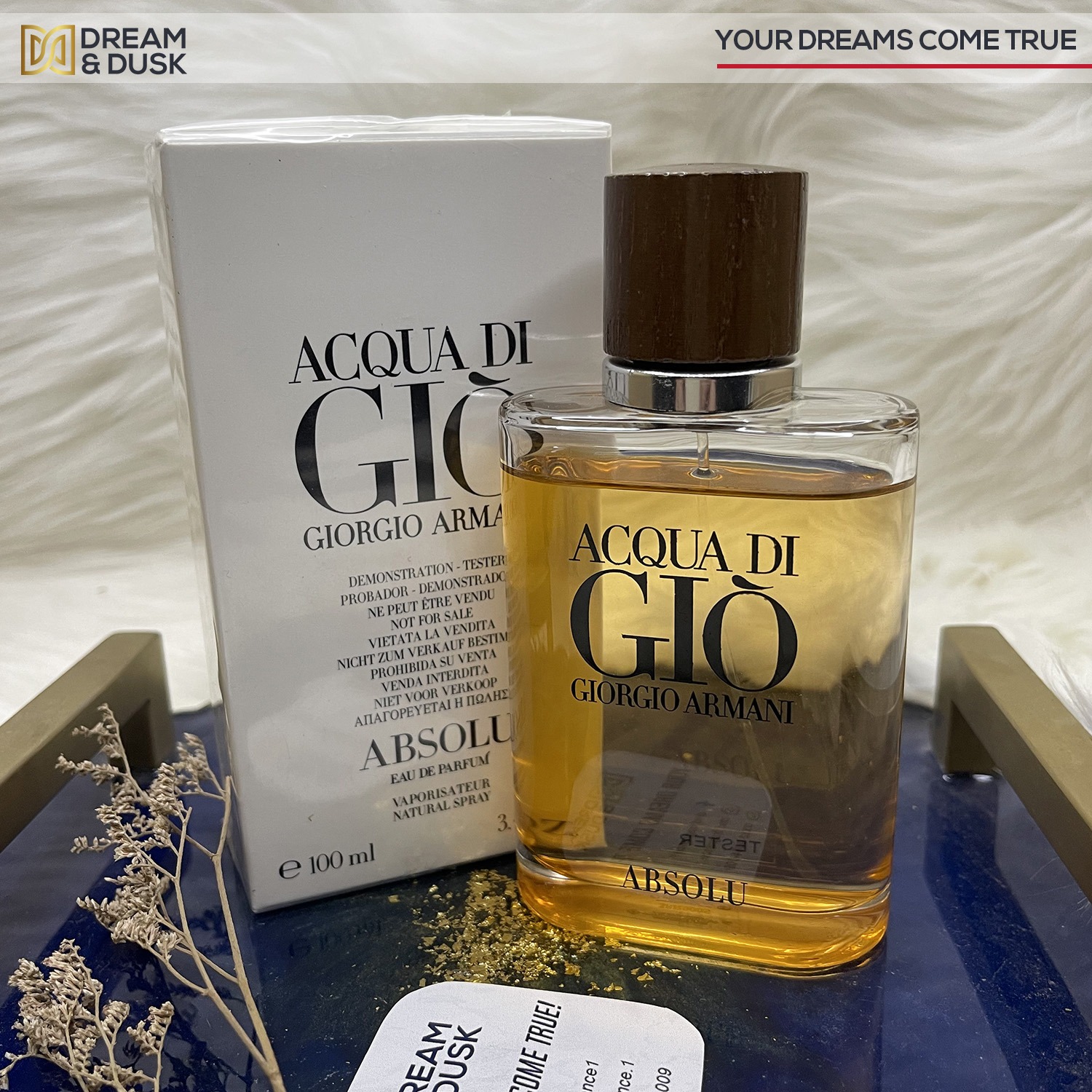 G-A Acqua Di Gio Absolu EDP 100ml For Men WHITE BOX TESTER