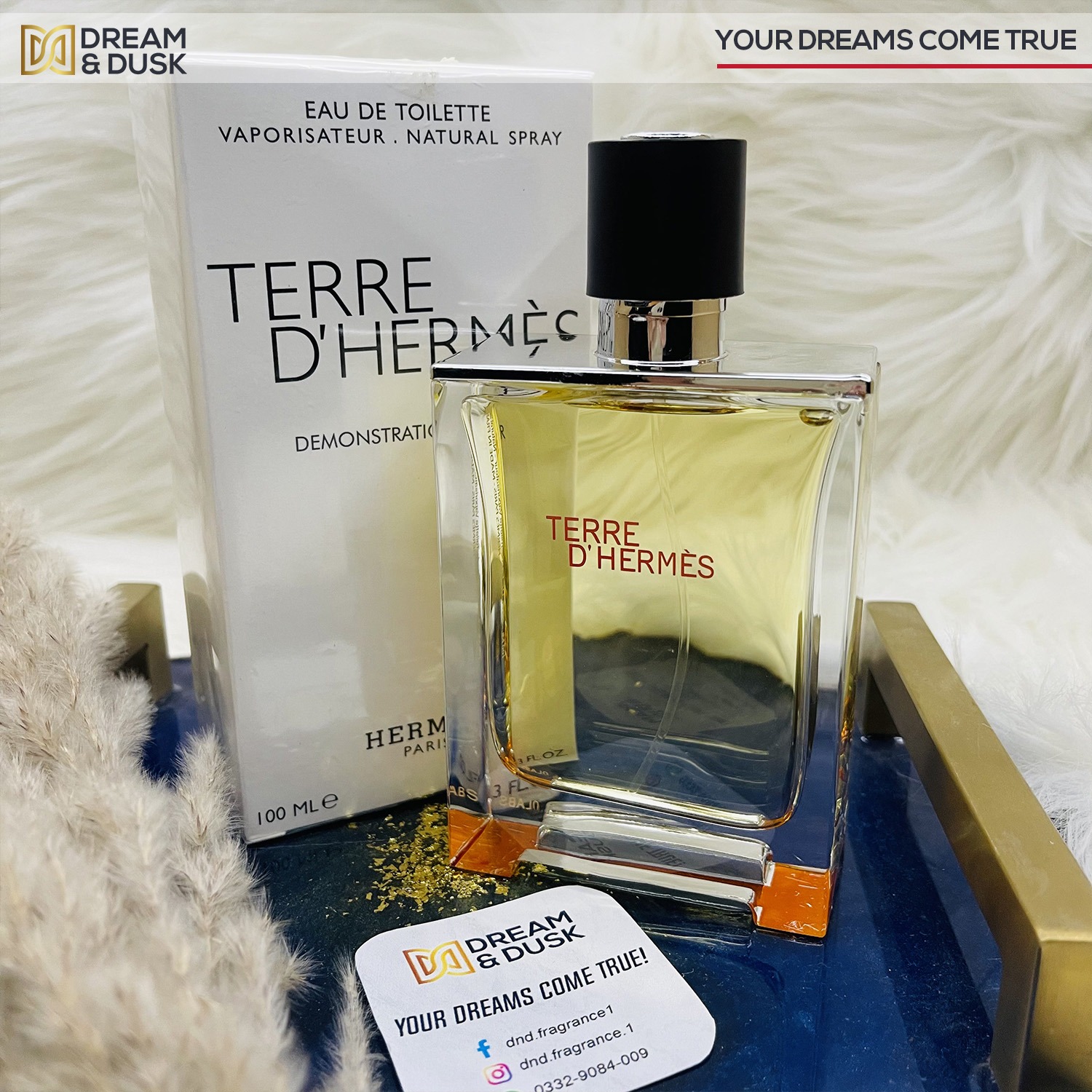 Terre D'Hermes 100ml EDT For Men WHITE BOX TESTER